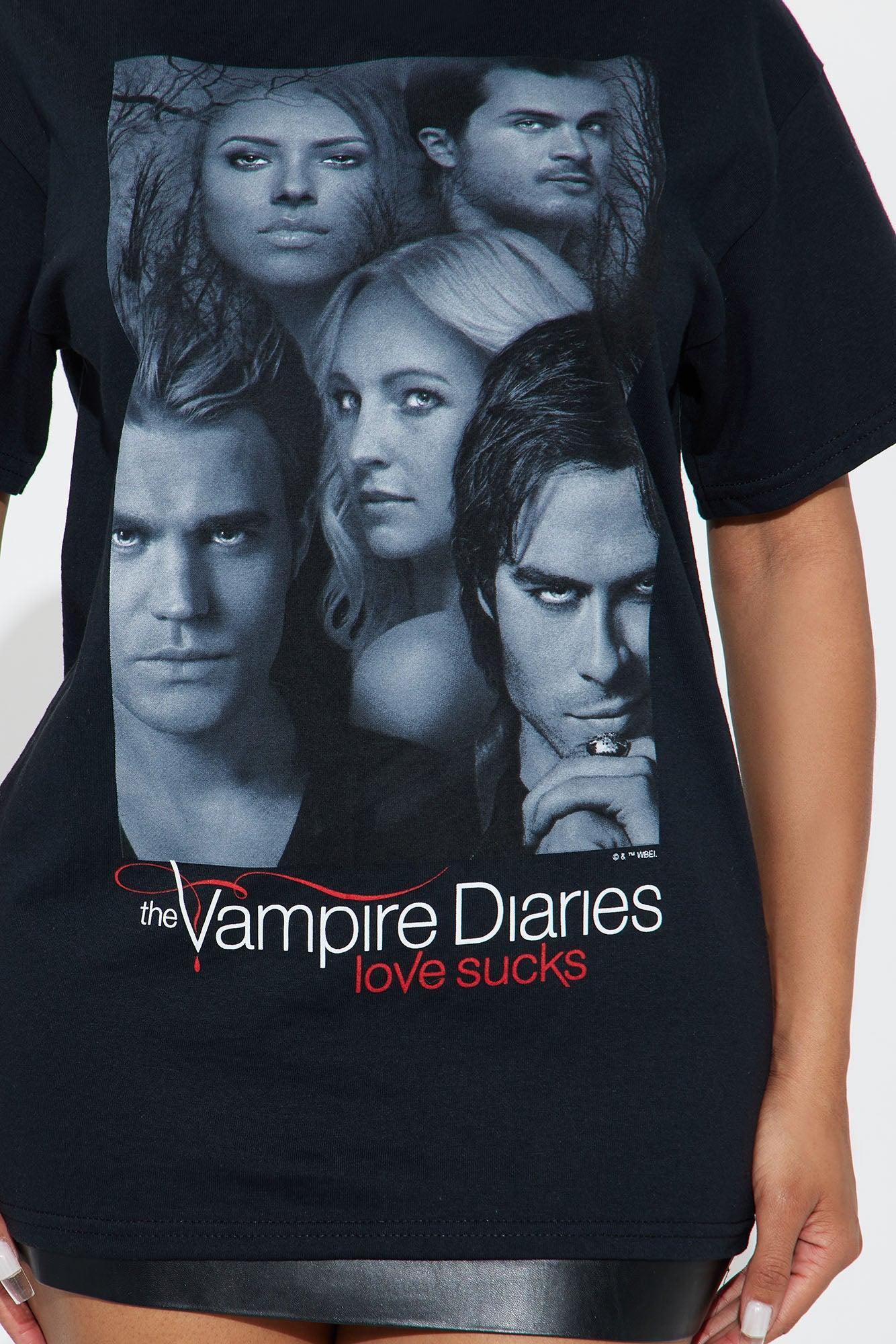 Vampire Diaries Graphic Tee - Black Product Image