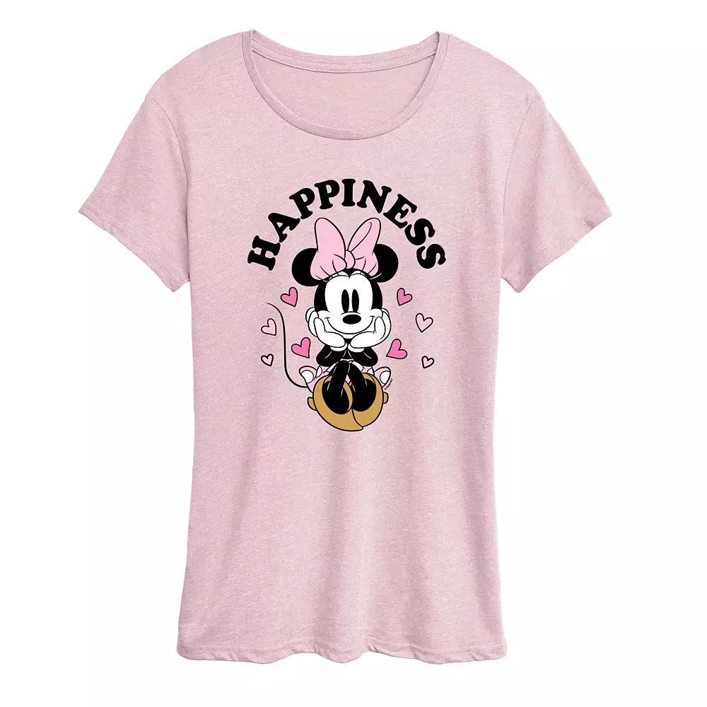 Disney's Minnie Mouse Women's Happiness Graphic Tee,  Product Image