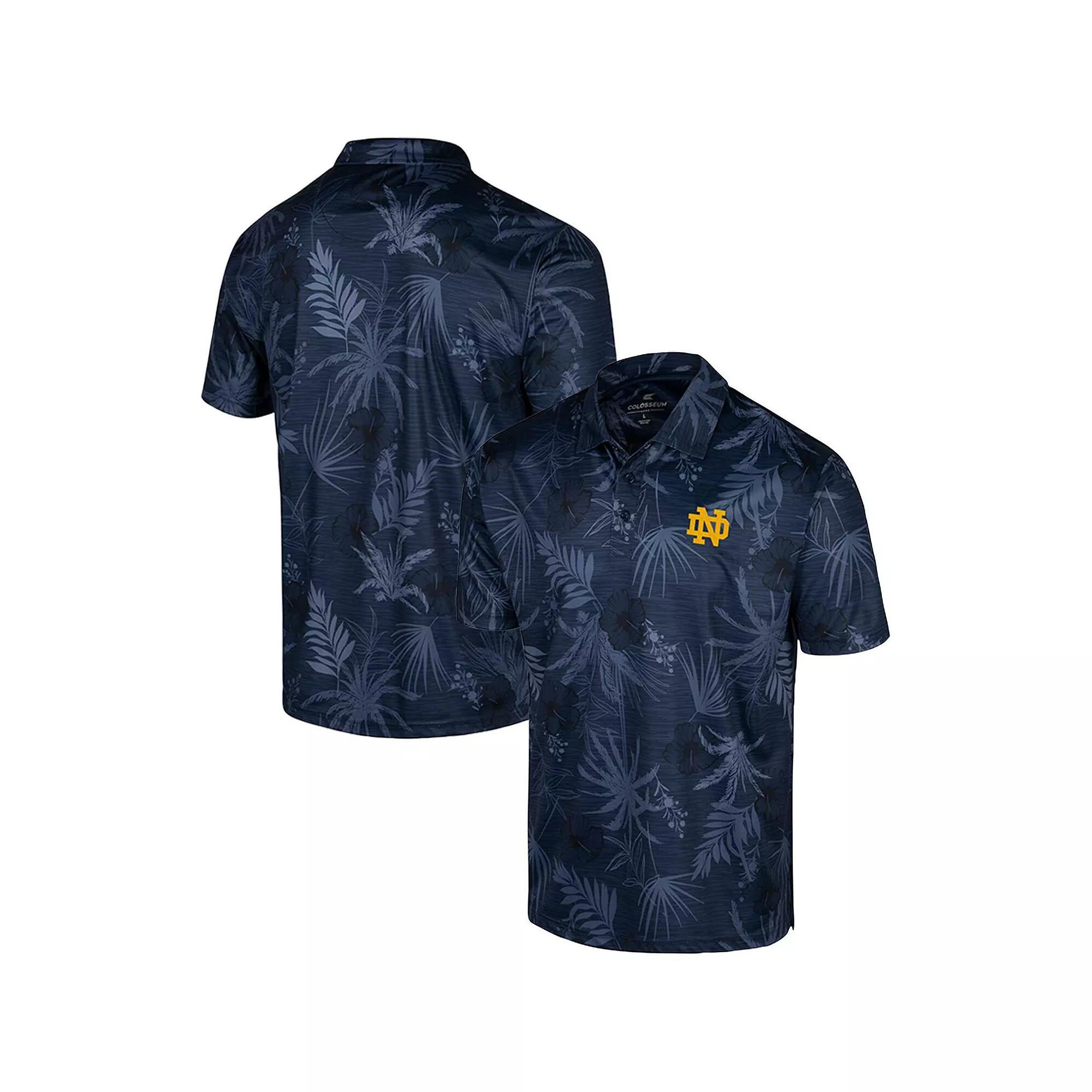 Men's Colosseum Black Tennessee Volunteers Big & Tall Palms Polo,  Product Image