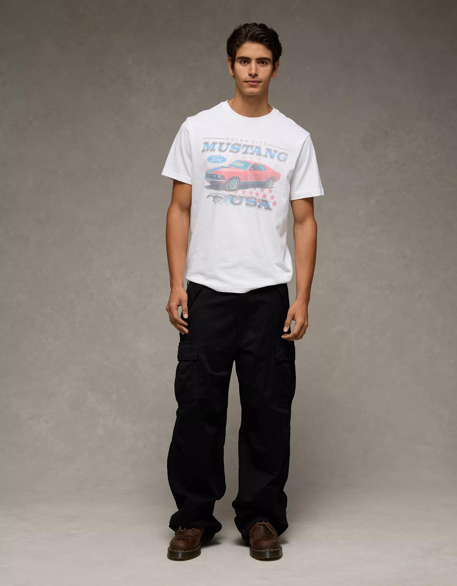 AE Boxy Mustang Graphic T-Shirt Product Image