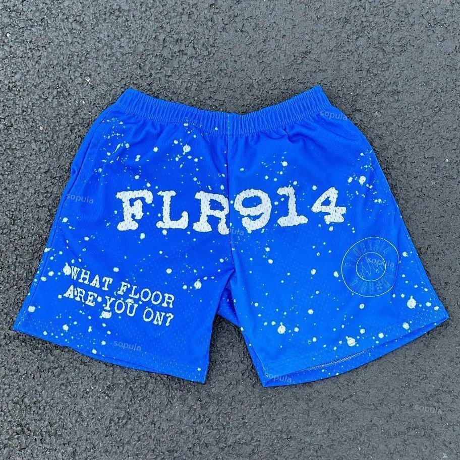 Sopula Vintage Street Flr914 Print Mesh Shorts Product Image