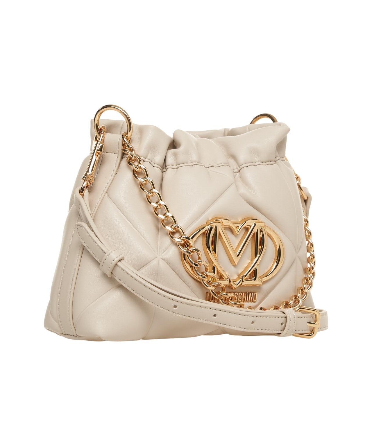 Quilted crossbody bag with logo Product Image