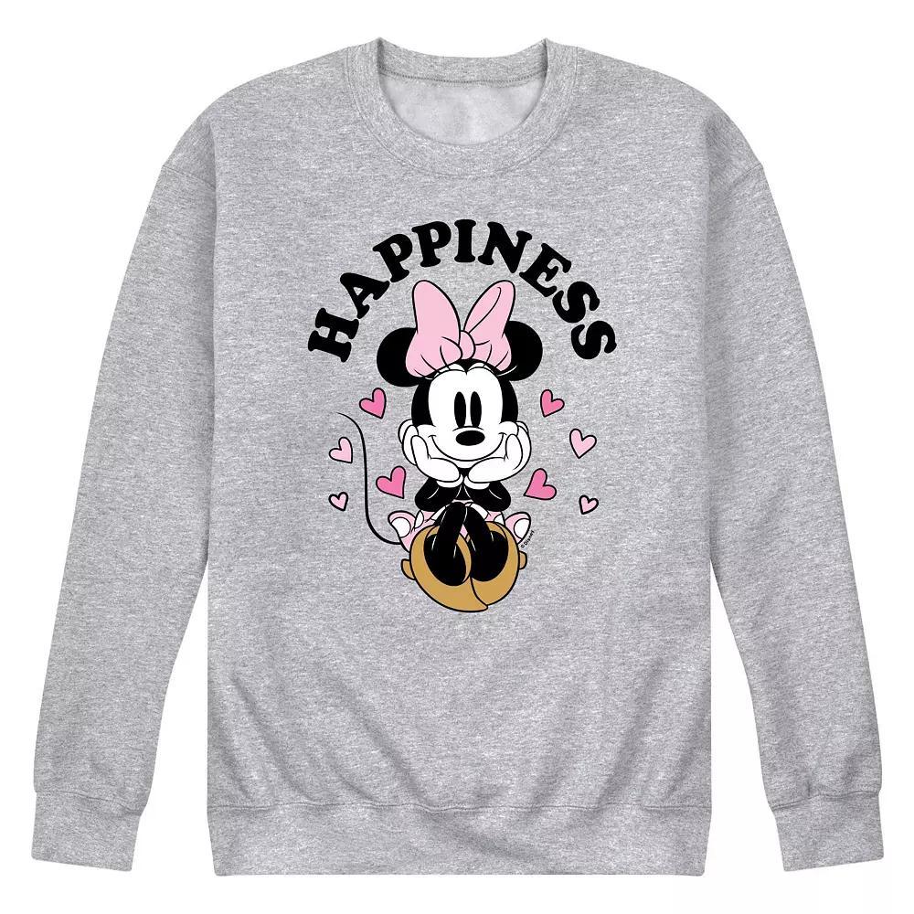 Disney's Minnie Mouse Men's Happiness Fleece Sweatshirt,  Product Image