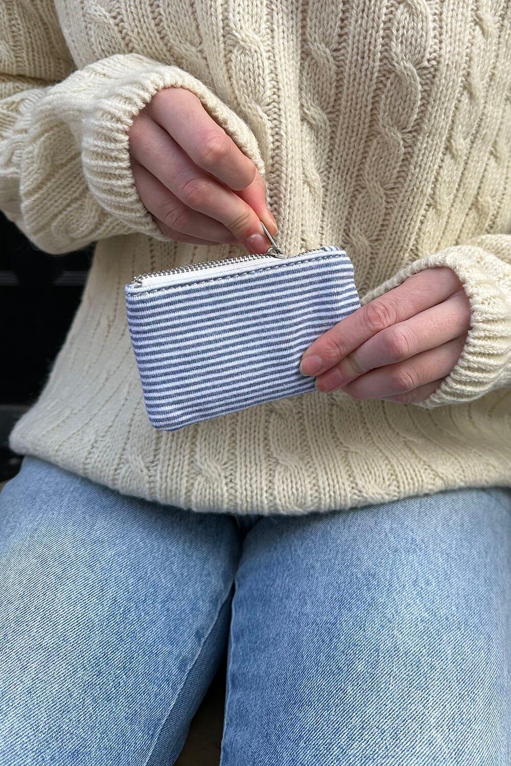 Striped Coin Purse Product Image