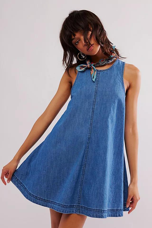 Susie Denim Mini Dress Product Image