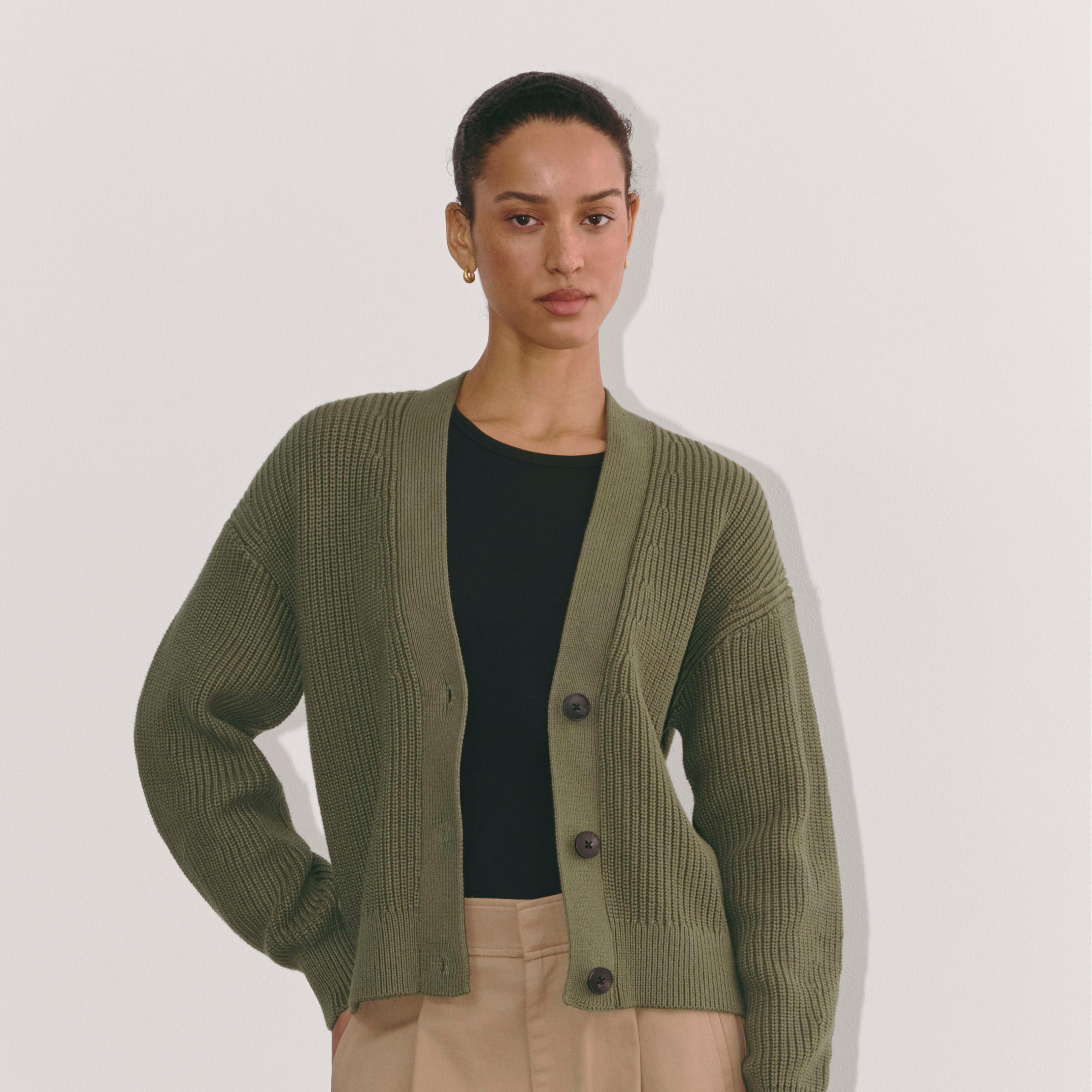 Womens Boxy Cardigan in Everyday Cotton by Everlane Product Image