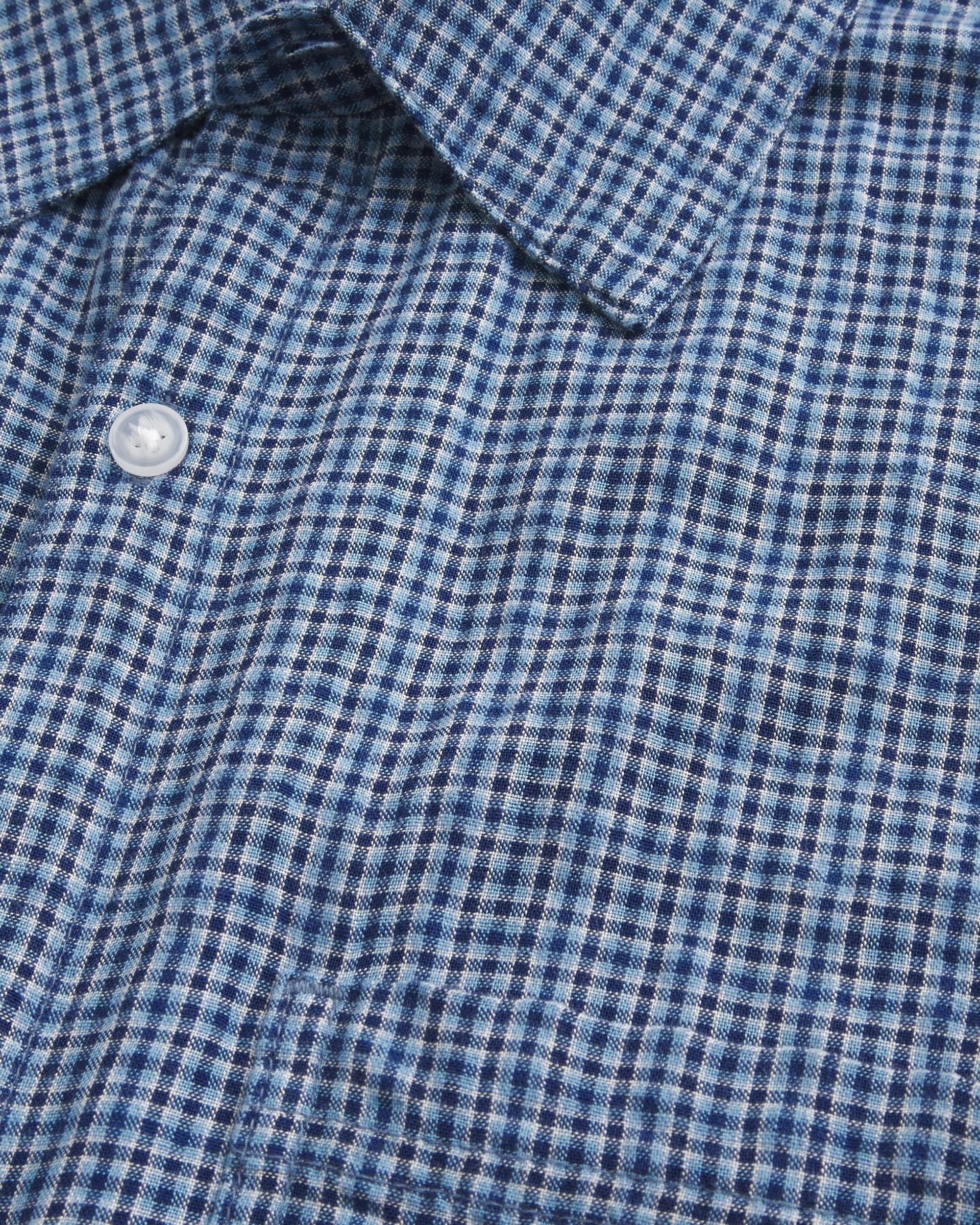 Baggy Short-Sleeve Seersucker Shirt Product Image