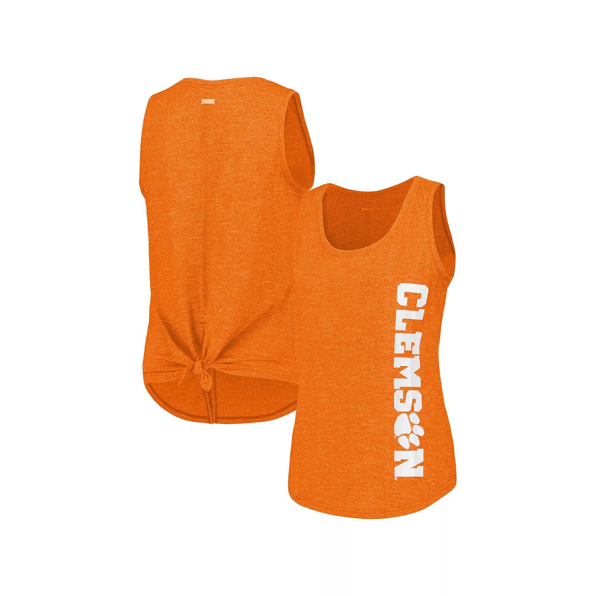 Women's Columbia Orange Clemson Tigers Cades Cape Omni-Wick Tri-Blend Tank Top, Size: Medium Product Image