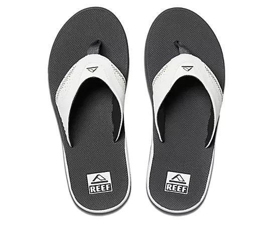 Mens Reef Fanning Sandal - Grey / White Product Image