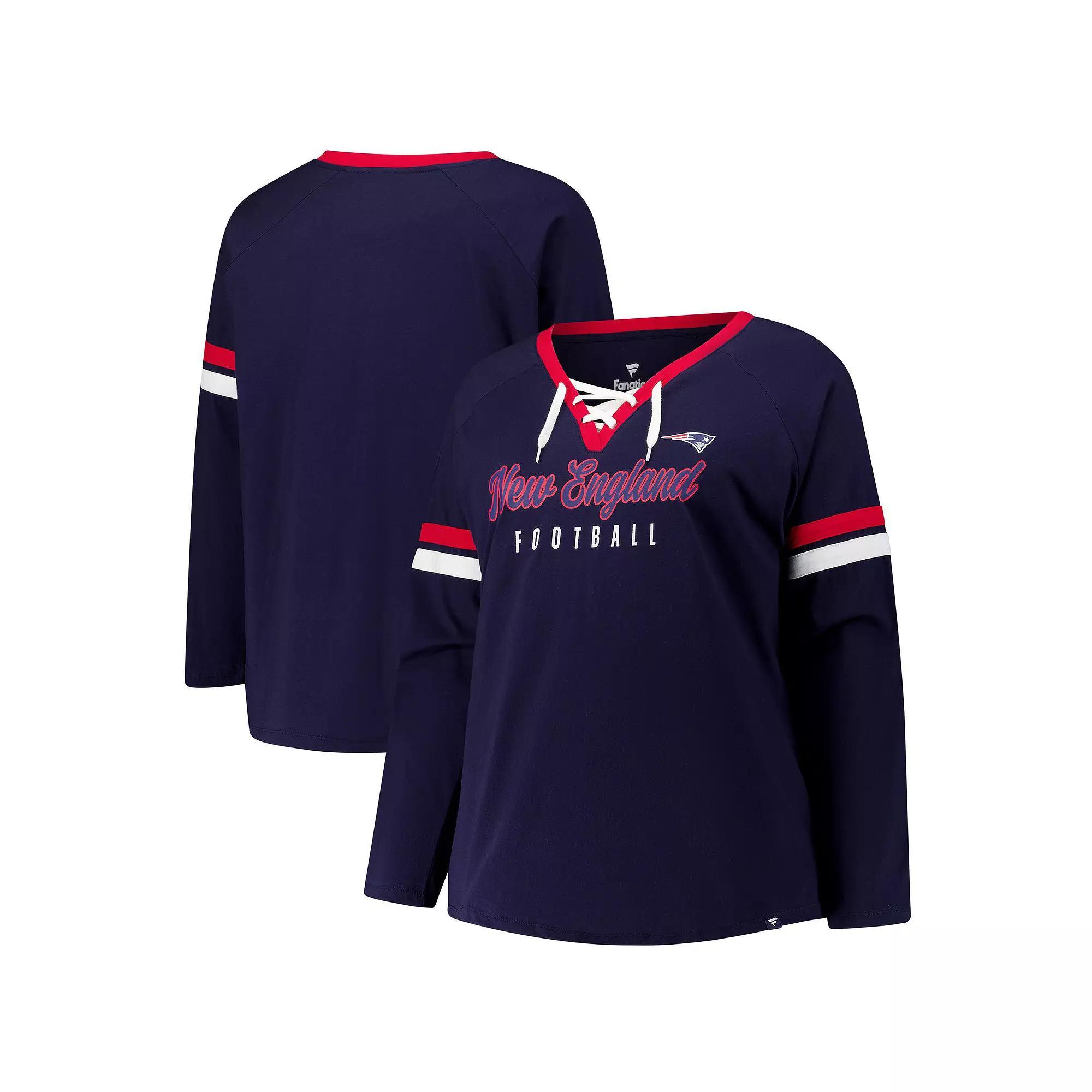 Women's Fanatics Navy New England Patriots Plus  Product Image