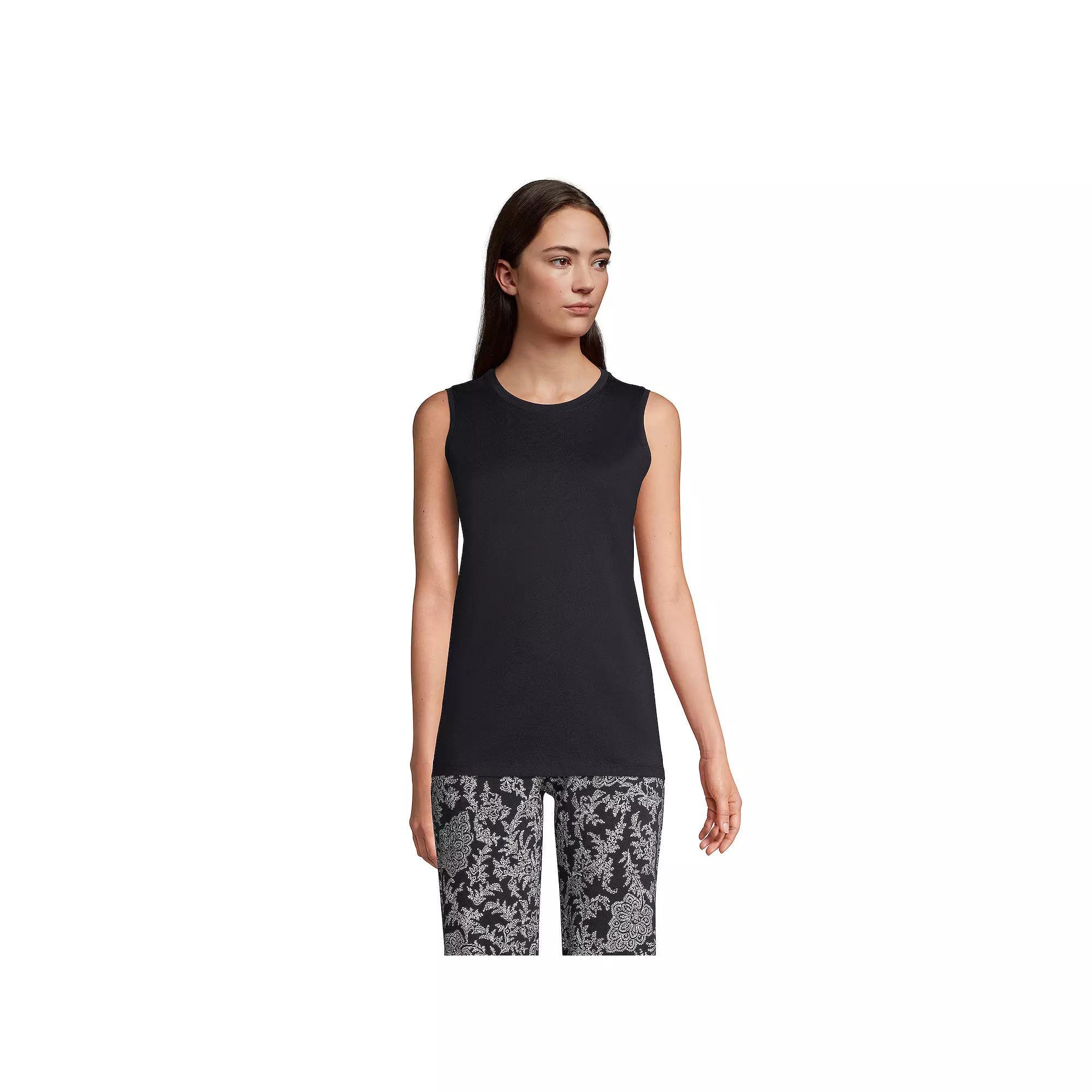 Petite Lands' End Power Performance Tunic Tank Top, Women's,  Product Image