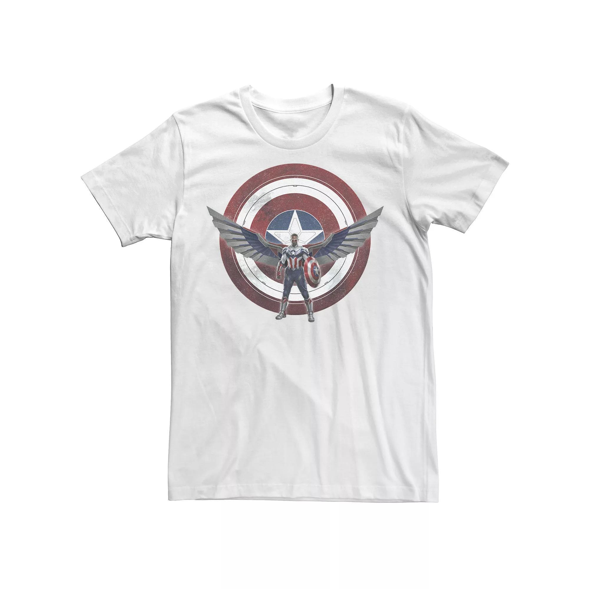 Men's Marvel Falcon And The Winter Soldier Captain America Shield Wings Tee,  Product Image