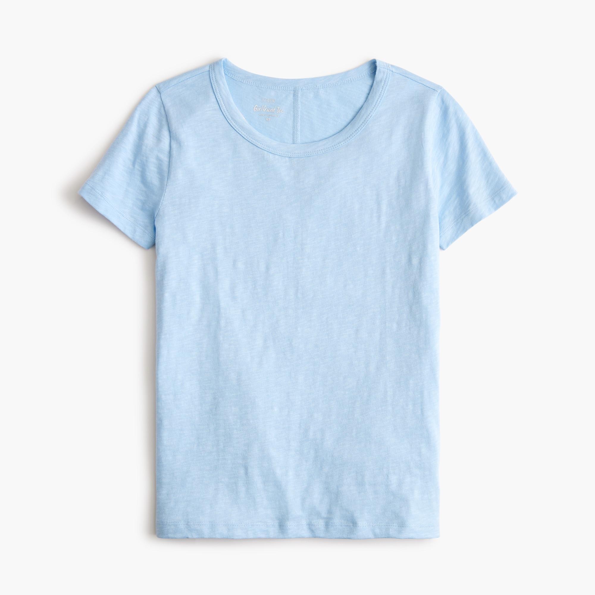 Short-sleeve girlfriend crewneck tee Product Image