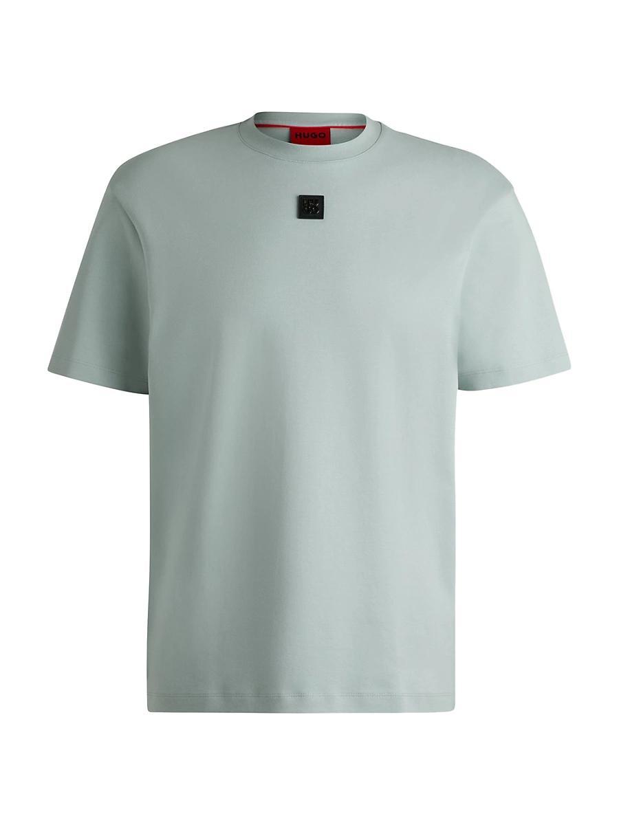 Mens Interlock-Cotton Regular-Fit T-Shirt Product Image