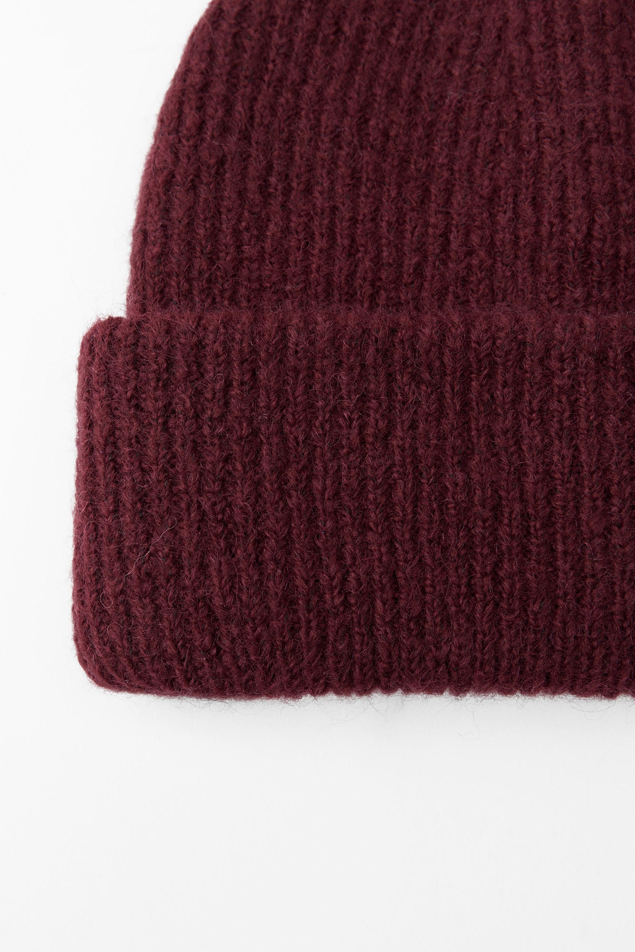 TURNED-UP KNIT BEANIE Product Image