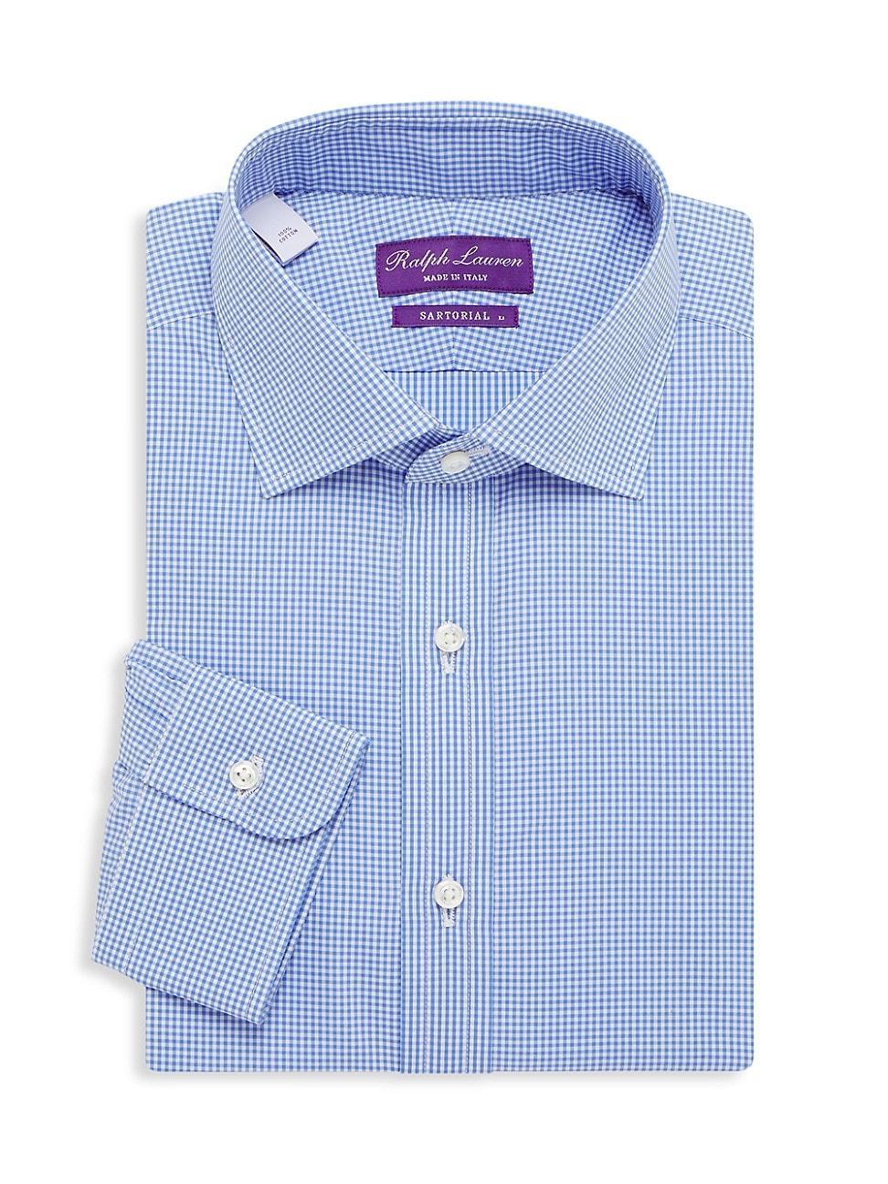 Mens Aston Gingham Button-Up Shirt Product Image