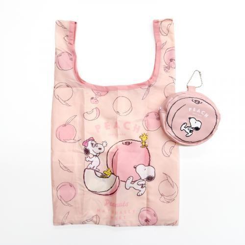 Peanuts NATURALLY SWEET SNOOPY Shopping Bag (PEANUTS Peach) Product Image