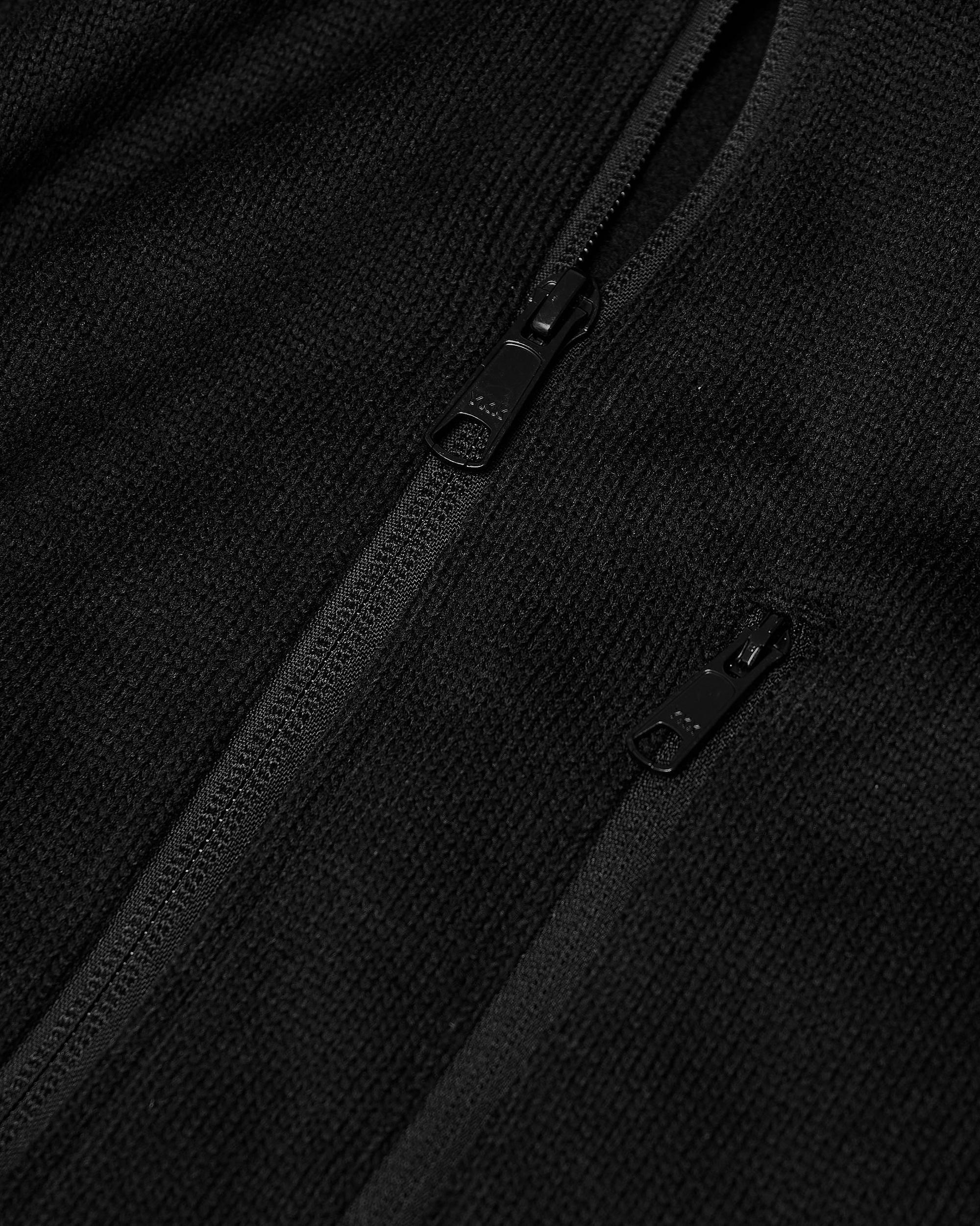 Black Sweater Fleece Jacket Product Image