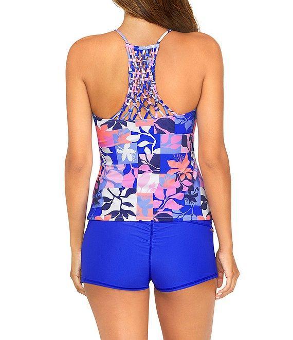 Raisins Solid Surf Shirred Short Swim Bottom Product Image