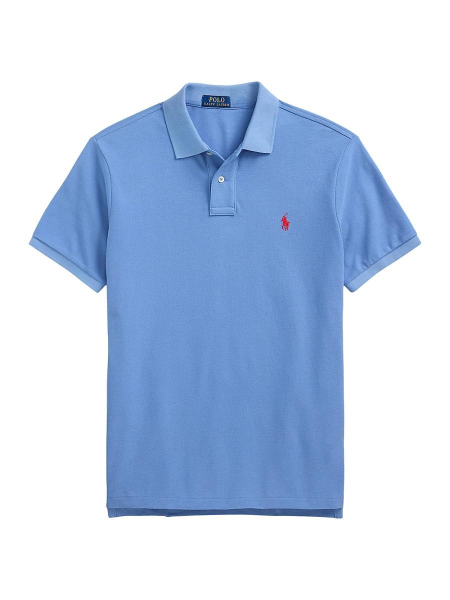 Mens Classic-Fit Mesh Polo Shirt Product Image