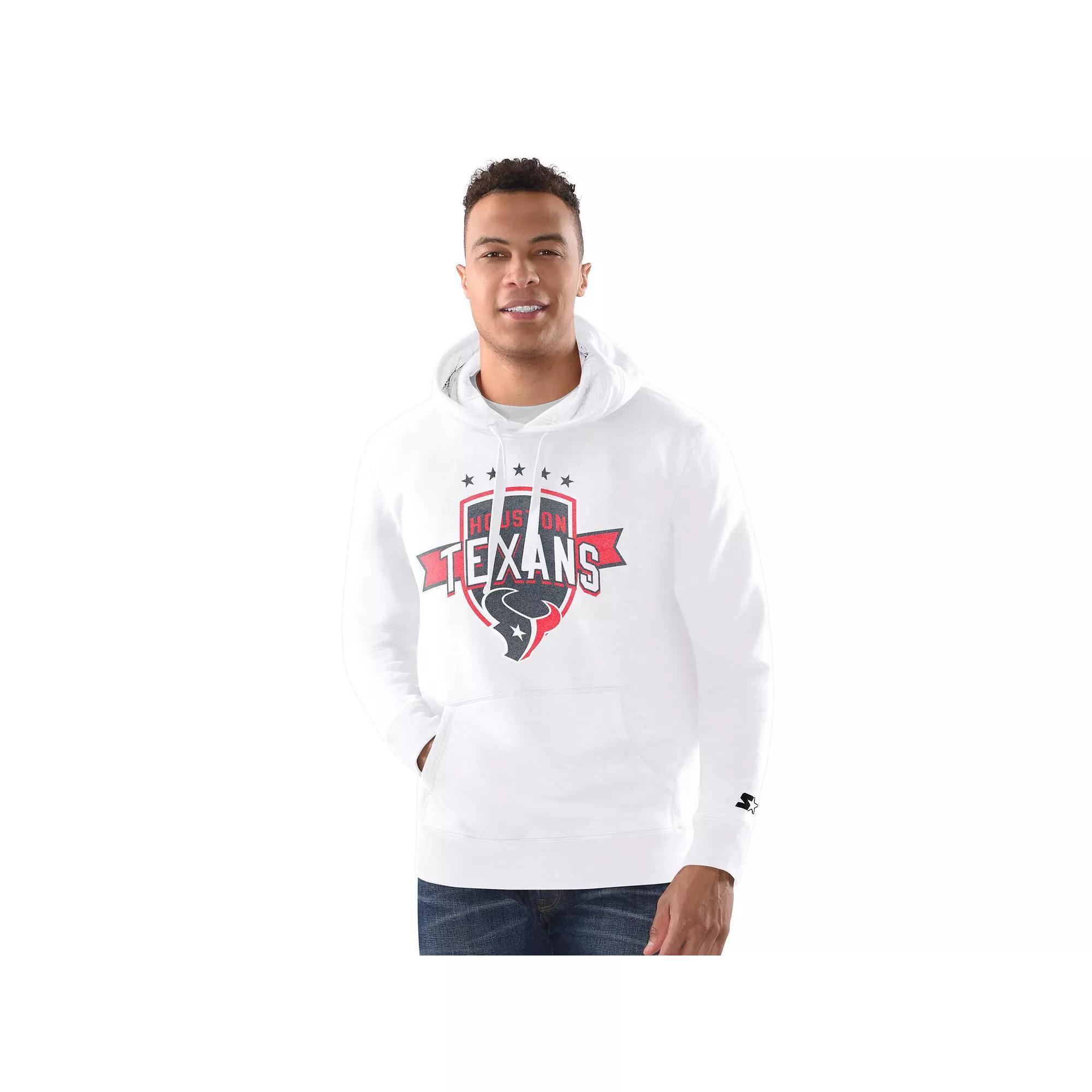 Men's Starter White Chicago Bears Vintage Pullover Hoodie, Size: XXL Product Image