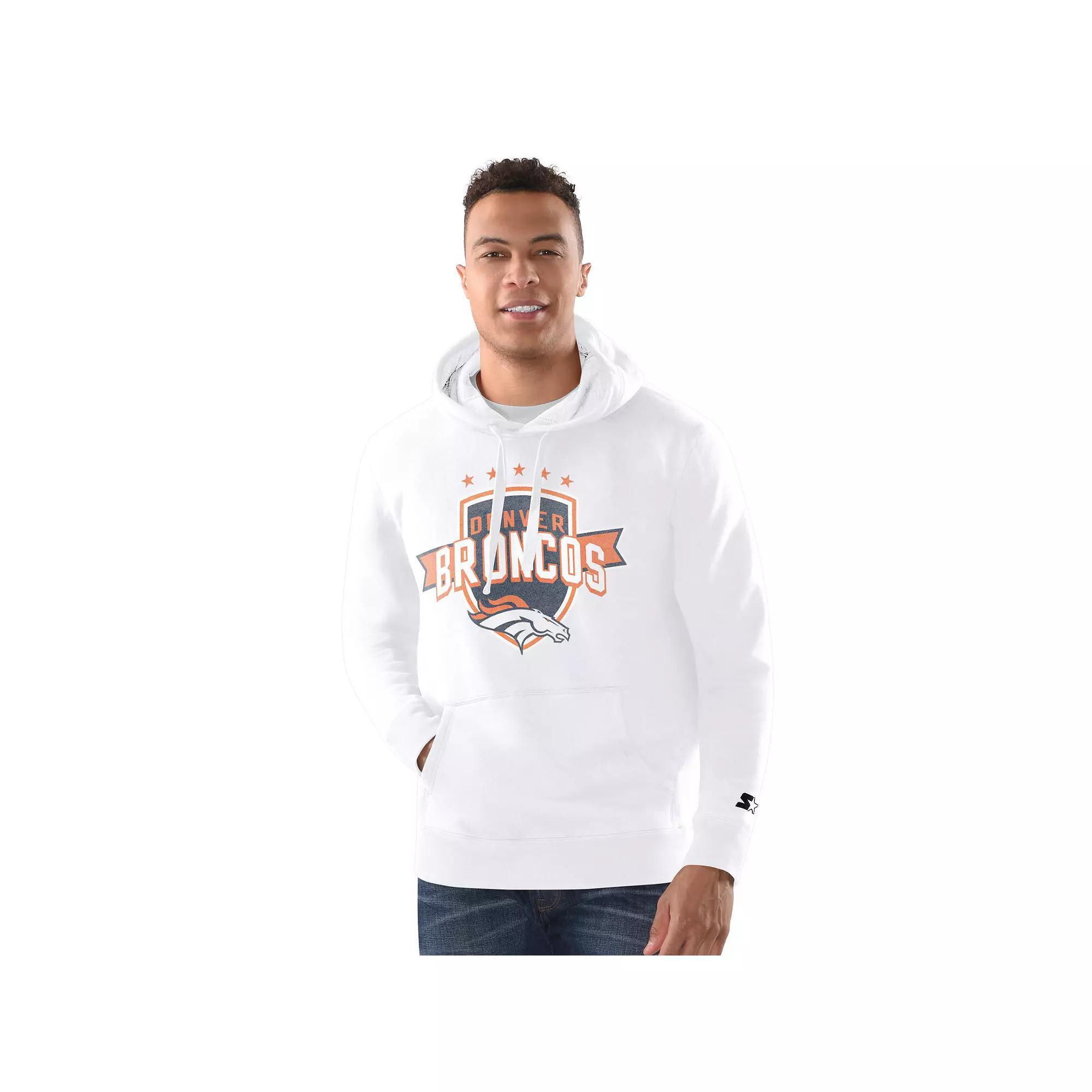 Men's Starter White Baltimore Ravens Vintage Pullover Hoodie,  Product Image