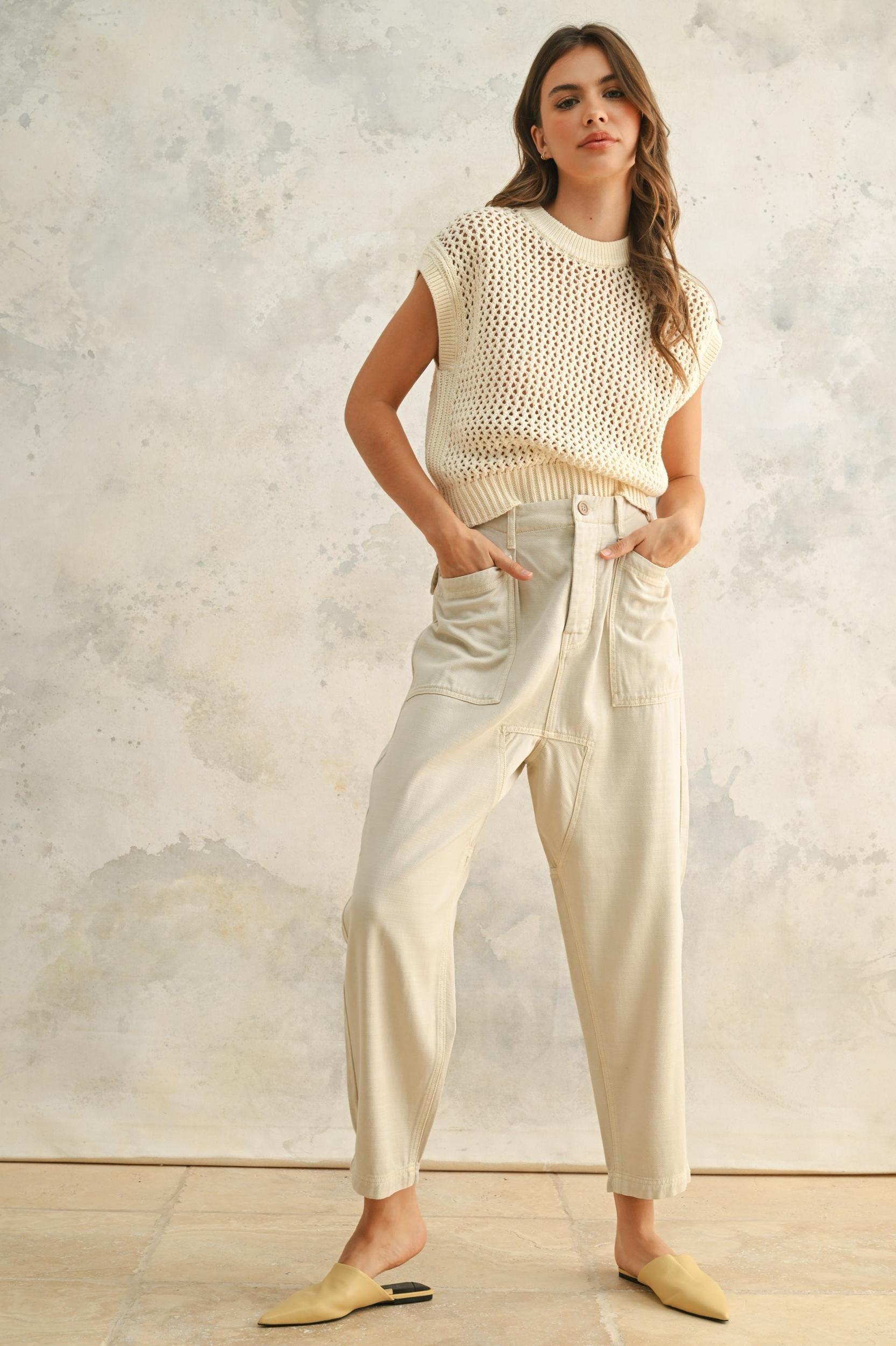 Tencel Loose Fit Pants Product Image