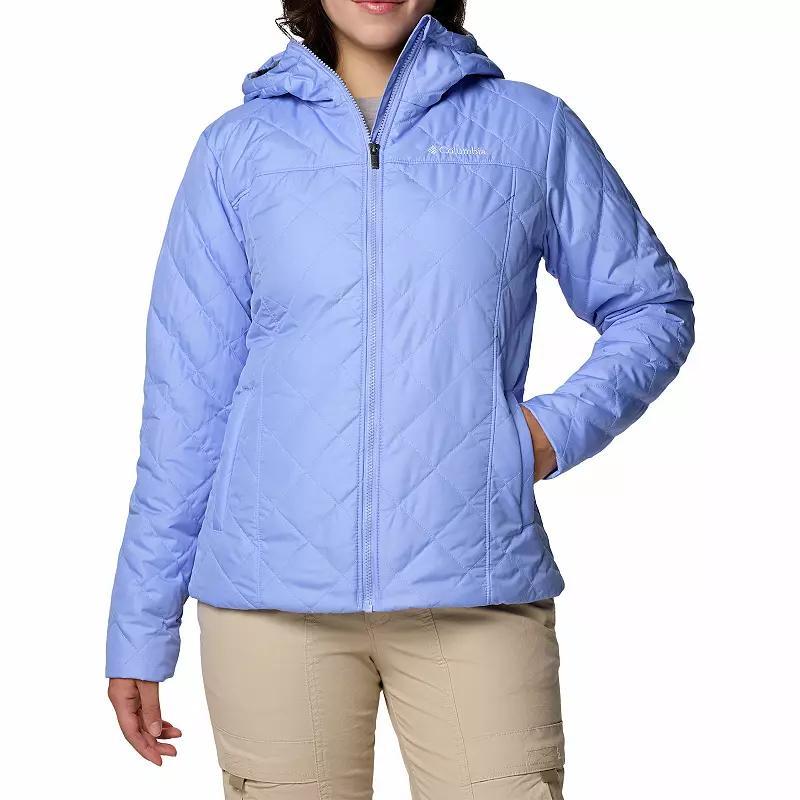 Women's Columbia Copper Crest II Hooded Jacket, Size: XXL, Collegiate Blue Product Image