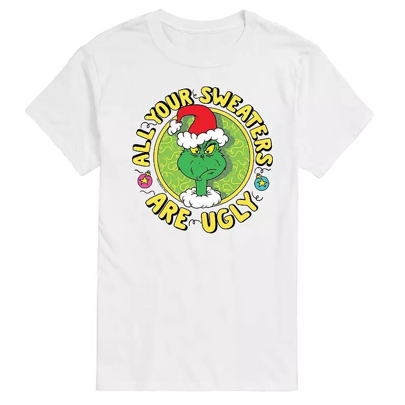 Big & Tall Dr. Seuss The Grinch All Your Sweaters Are Ugly Graphic Tee, Mens Product Image