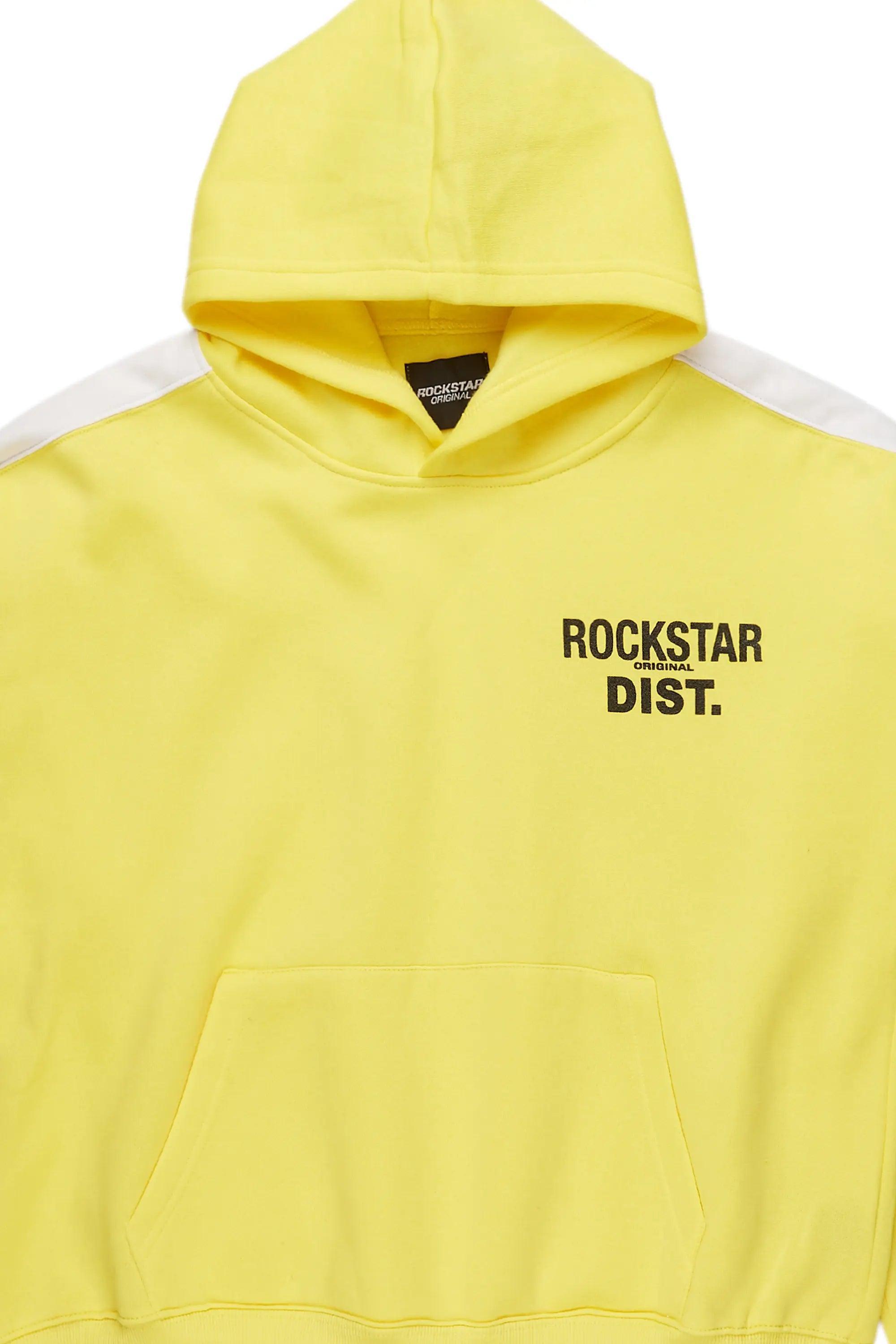 Evonne Yellow Oversized Hoodie Female Product Image