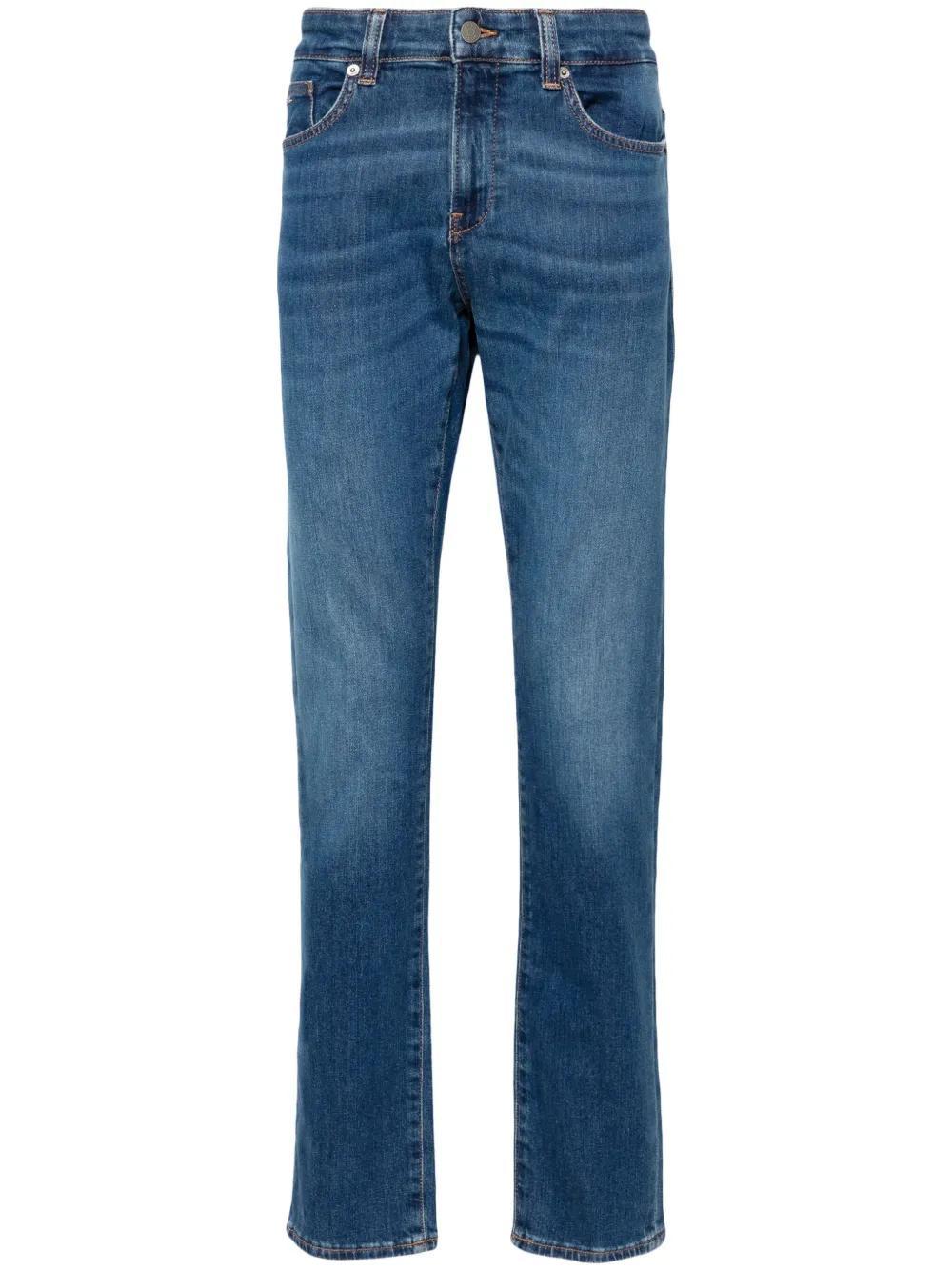 HUGO BOSS Slim-fit Jeans In Blue Supreme-movement Denim Product Image