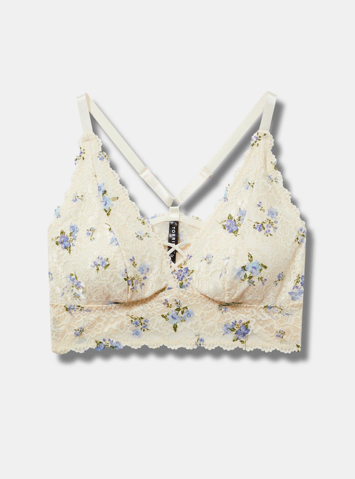 Lightly Lined Simply Lace XO Front Bralette Product Image