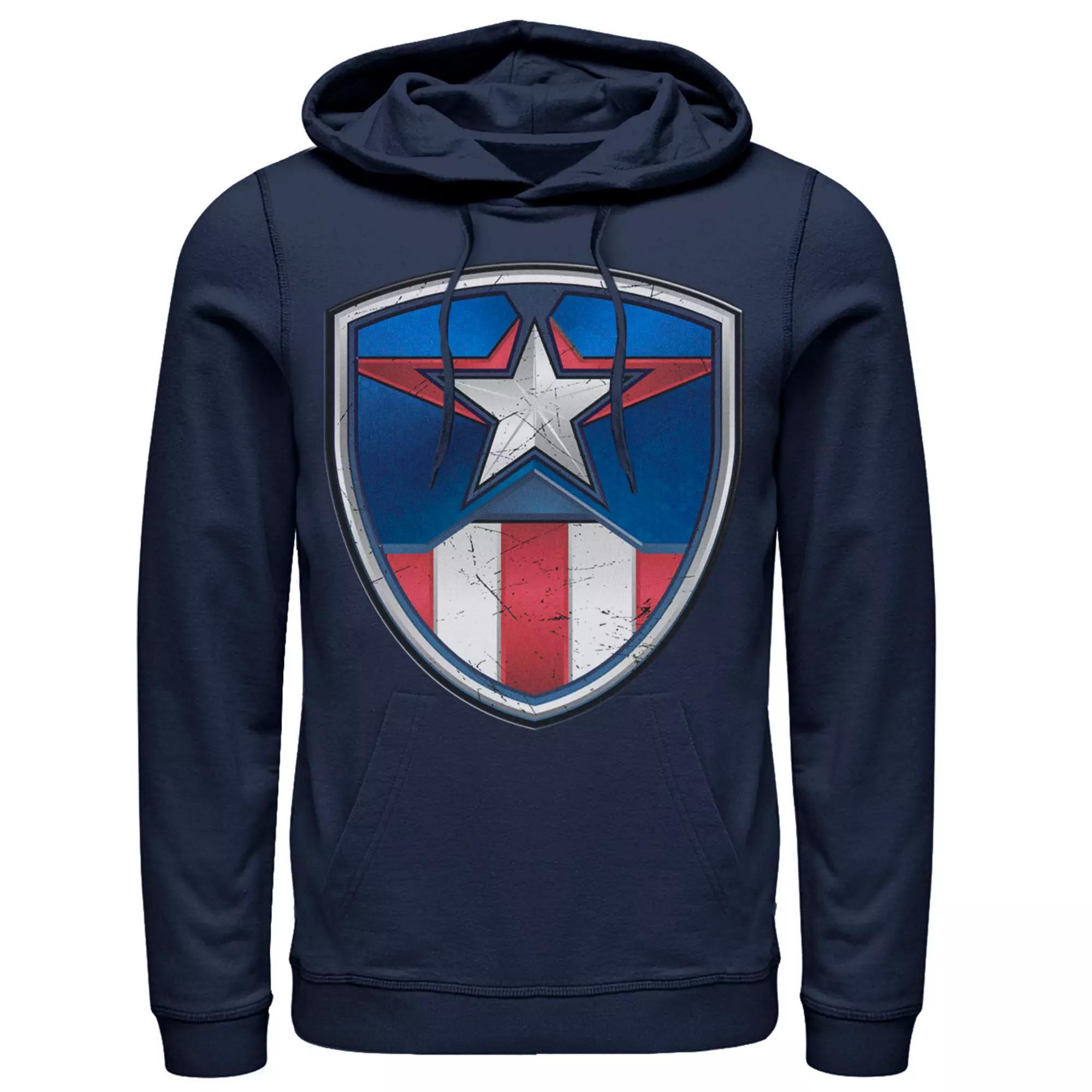 Men's Marvel Captain America Armor Suit Graphic Hoodie,  Product Image
