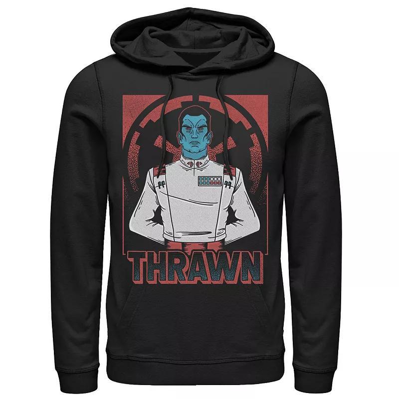 Men's Star Wars Grand Admiral Thrawn Poster Hoodie, Size: XXL, Black Product Image