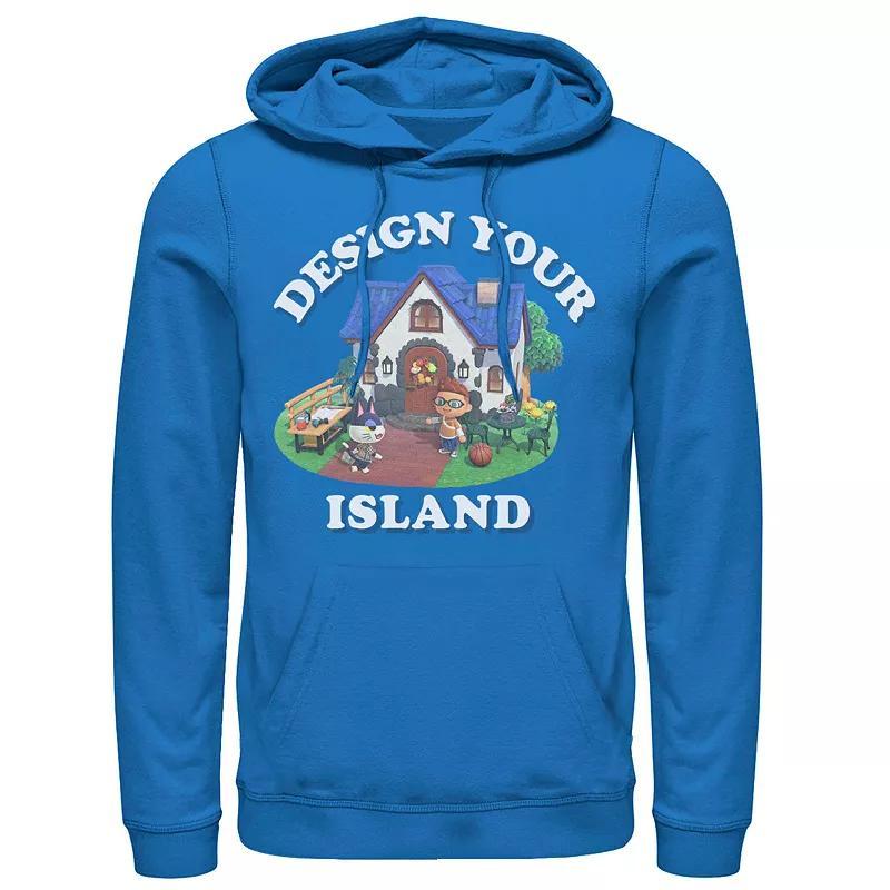 Men's Animal Crossing: New Horizons Design Your Island Hoodie, Size: 3XL, Royal Product Image