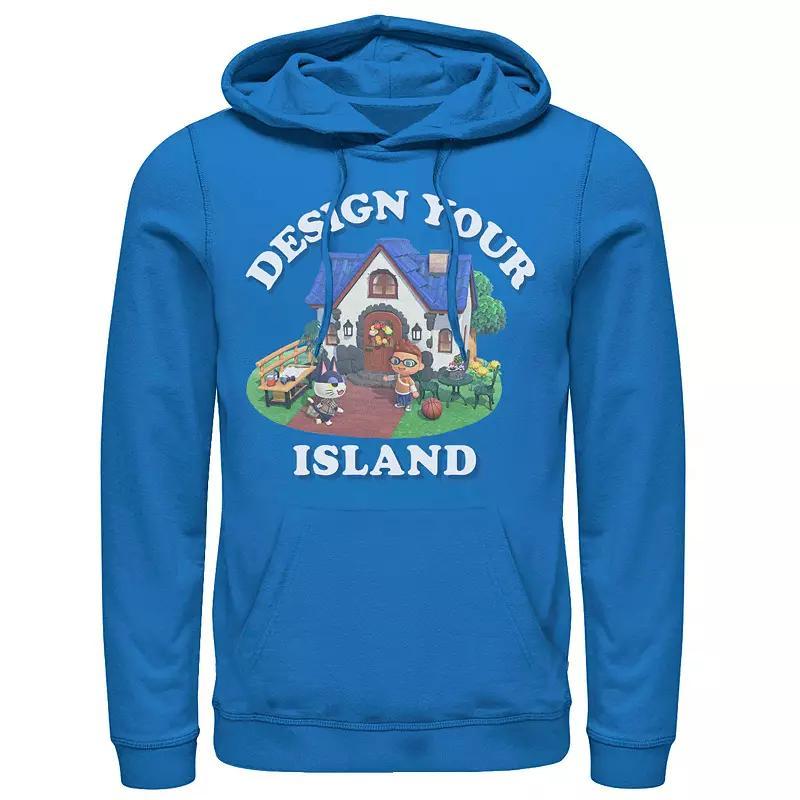 Men's Animal Crossing: New Horizons Design Your Island Hoodie, Size: 3XL, Royal Product Image