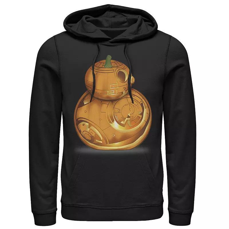 Men's Star Wars BB-8 Pumpkin Carving Halloween Graphic Hoodie, Size: Large, Black Product Image