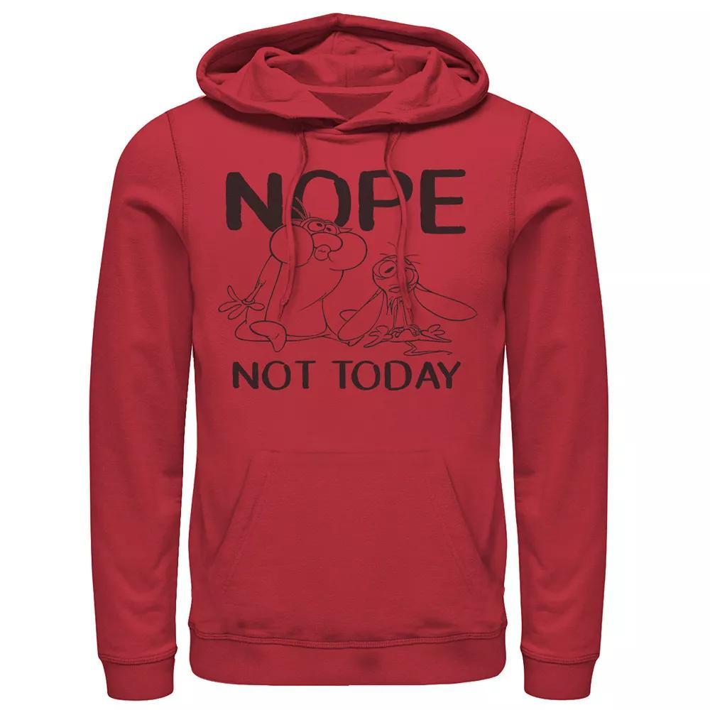 Mens Nickelodeon Ren And Stimpy Nope Not Today Sketch Hoodie Product Image