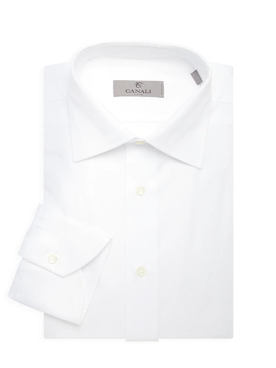 Mens Solid Dress Shirt Product Image