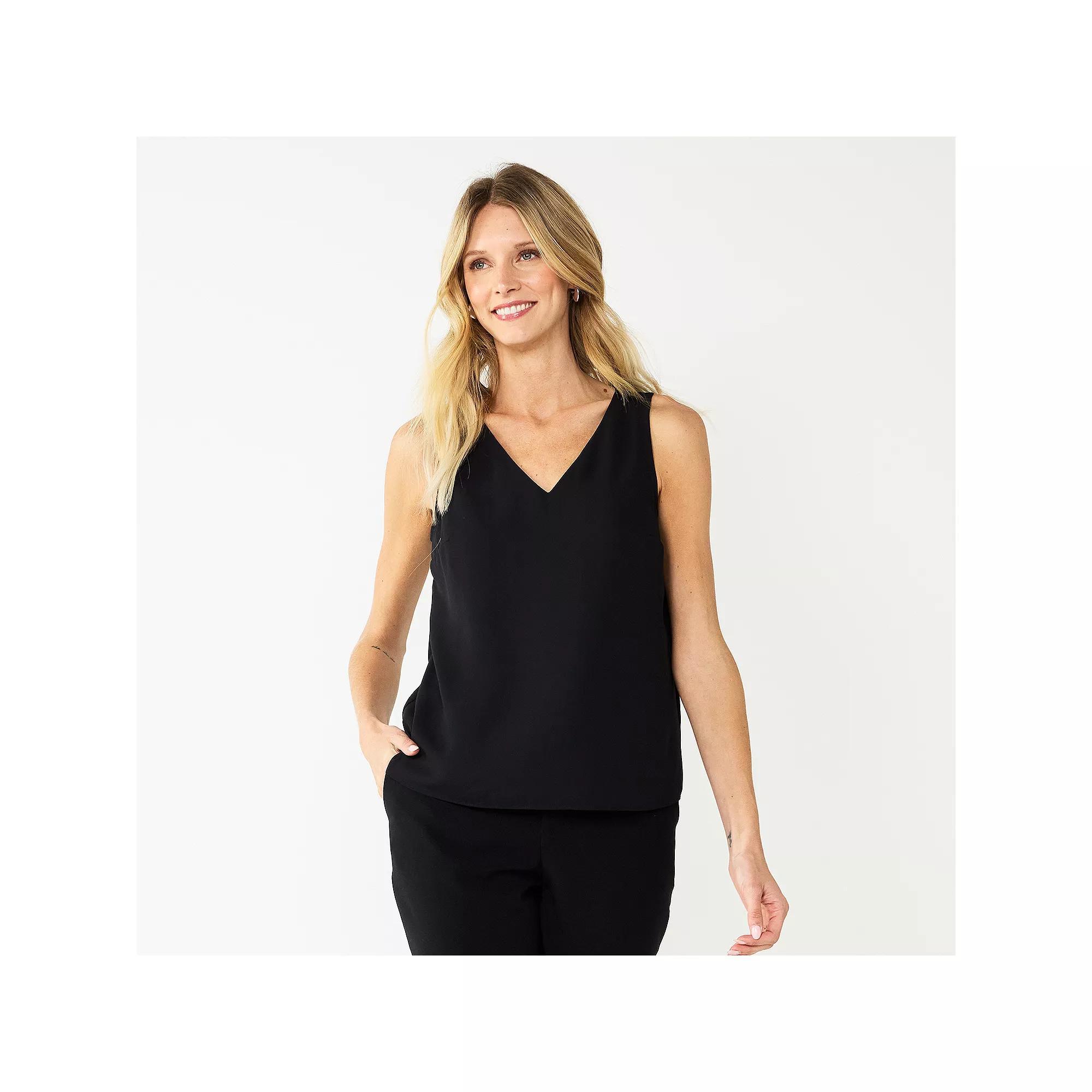Women's Nine West V-Neck Tank Top,  Product Image