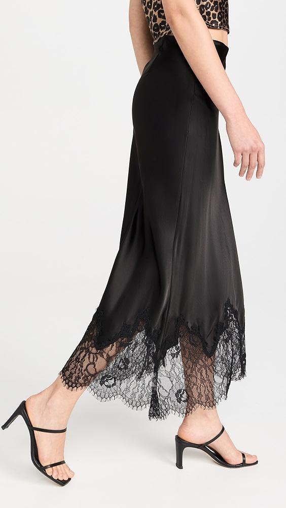 alice + olivia Maeve Midi Slip Skirt | Shopbop Product Image