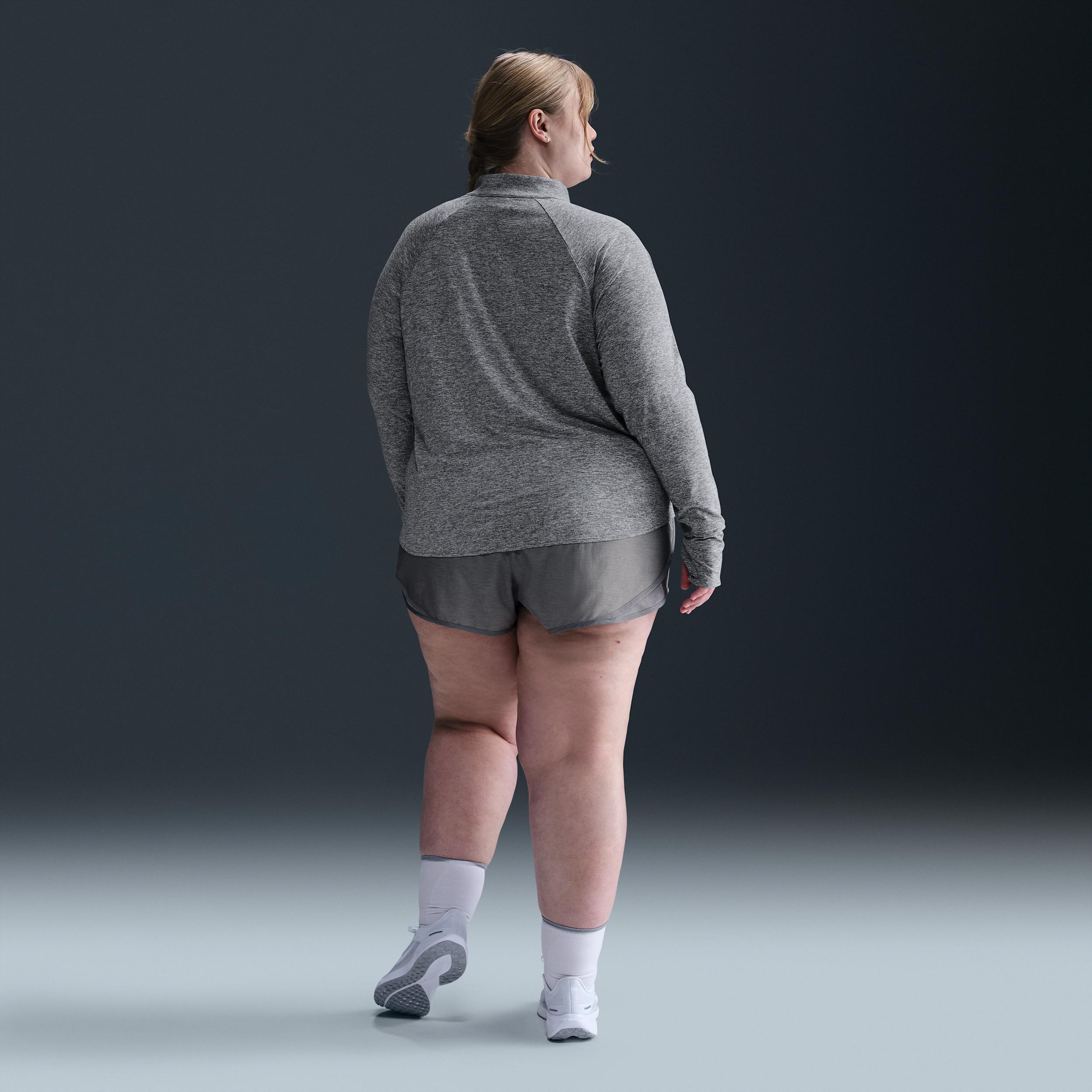 Nike Womens Swift Dri-FIT UV 1/4-Zip Running Top (Plus Size) | HQ0501-010 Product Image