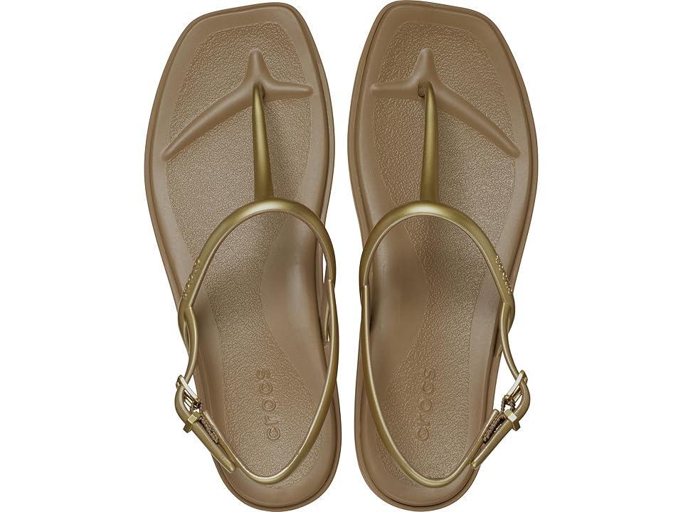 Crocs Miami Thong Sandals (Sepia Metallic) Women's Sandals Product Image