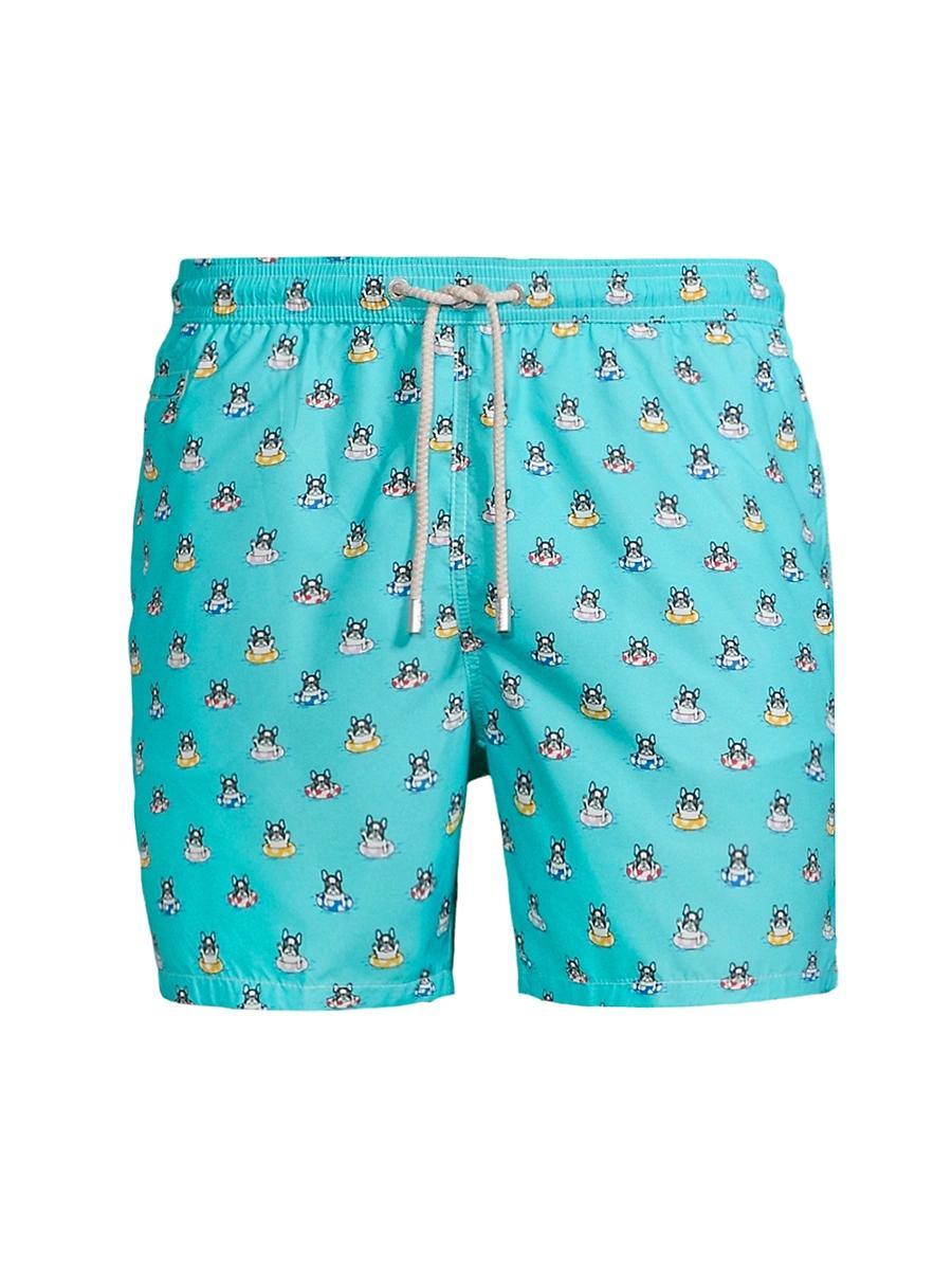 Mens Ultralight Printed 70s Swim Shorts Product Image