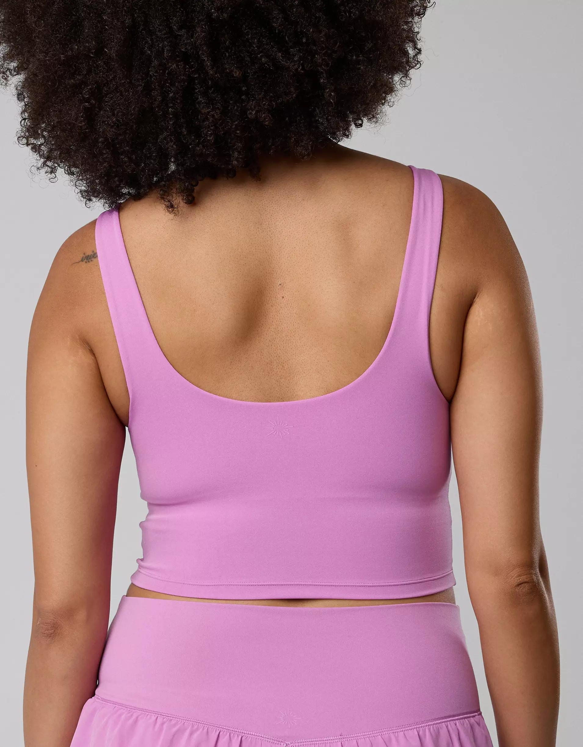 OFFLINE By Aerie Real Me Low Key Longline Sports Bra Product Image