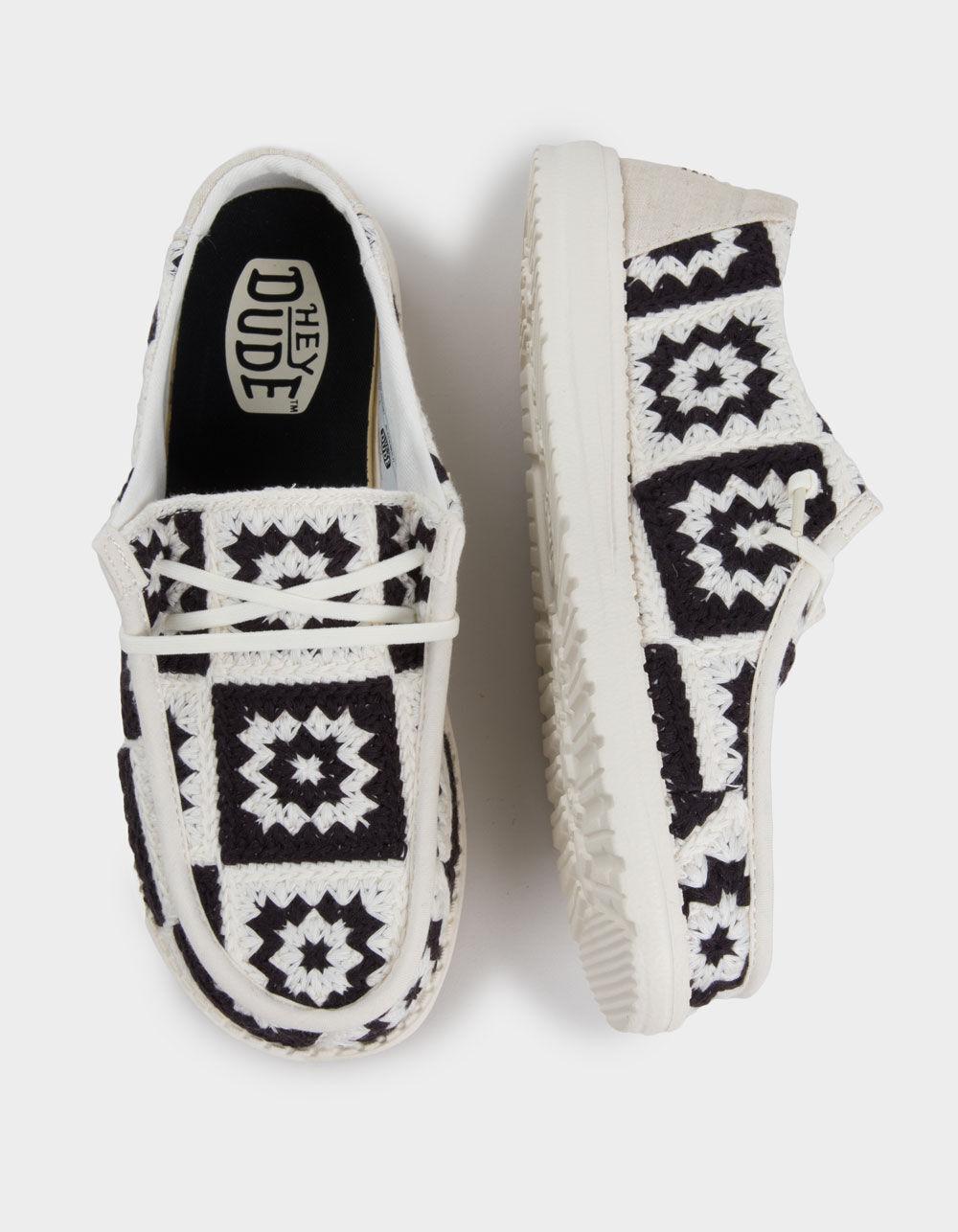 HEY DUDE Wendy Cottage Crochet Womens Shoes Product Image