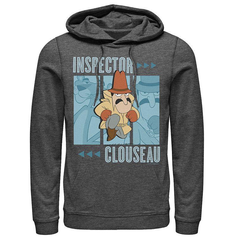 Men's Pink Panther Inspector Clouseau Trio Panels Graphic Hoodie, Size: XL, Blue Product Image