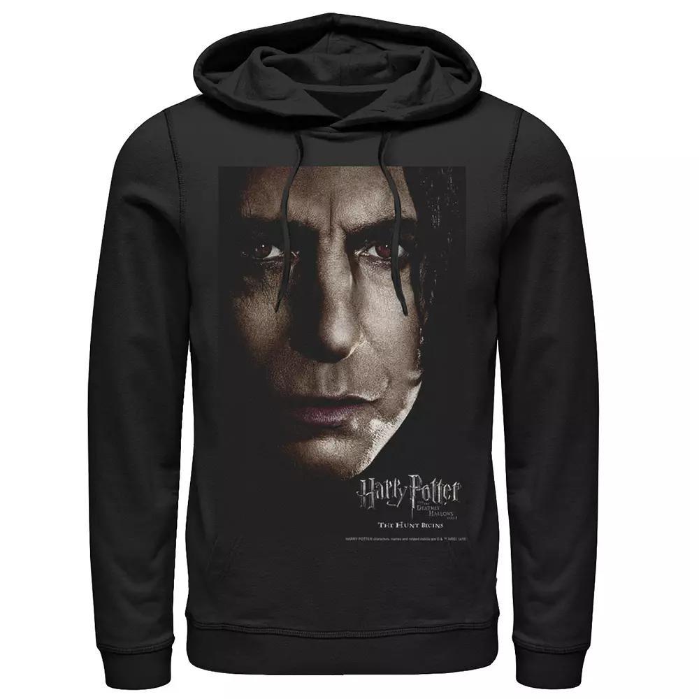 Men's Harry Potter Deathly Hallows Snape Character Poster Graphic Pullover Hoodie,  Product Image