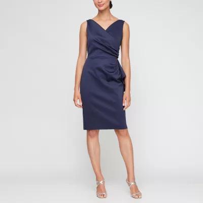 Atelier Danielle Womens Smoothing And Slimming Collection Sleeveless Sheath Dress Product Image