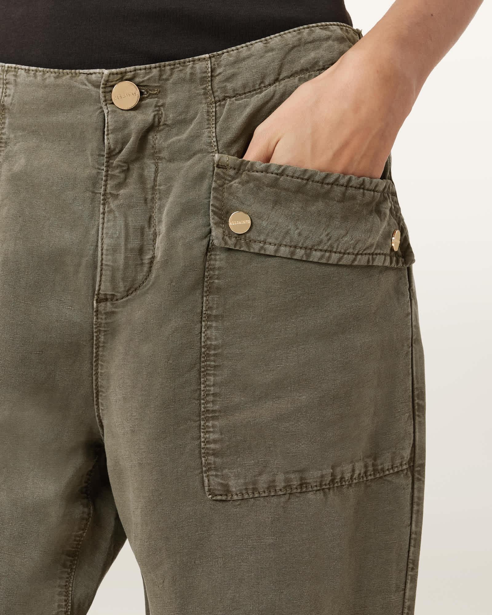 Val Cargo Linen Blend Pants Product Image